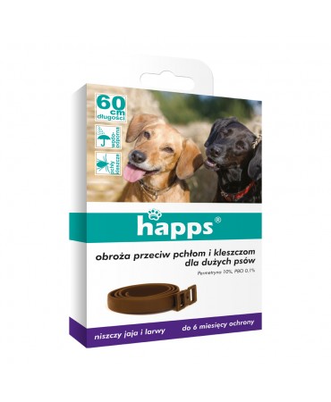 Happs Dog collar against...